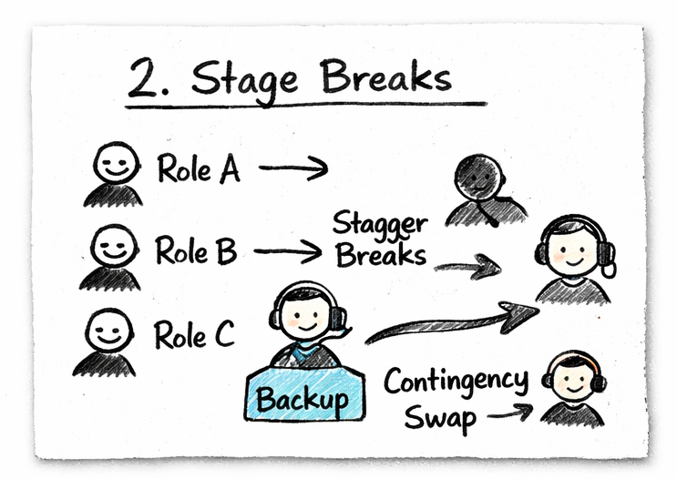 Step 2: stage break execution