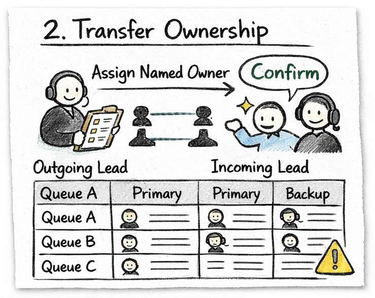 Step 2: transfer explicit ownership